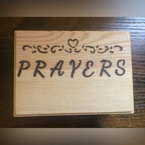 Wooden Prayer Box